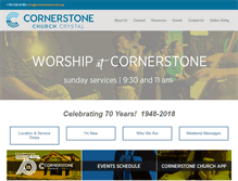 Tablet Screenshot of cornerstonecrystal.org